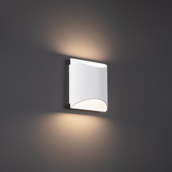 Duet LED Wall Sconce in White (34|WS-55206-27-WT)