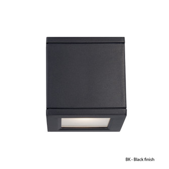 Rubix LED Wall Light in Black (34|WS-W2504-BK)