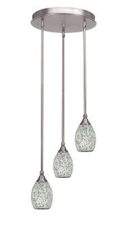 Empire Three Light Cluster Pendalier in Brushed Nickel (200|2143-BN-4165)