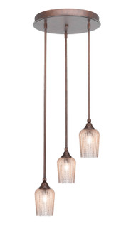 Empire Three Light Cluster Pendalier in Bronze (200|2143-BRZ-4253)