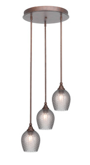 Empire Three Light Cluster Pendalier in Bronze (200|2143-BRZ-4902)