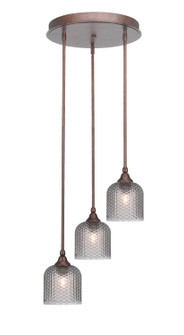 Empire Three Light Cluster Pendalier in Bronze (200|2143-BRZ-4912)
