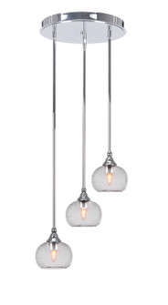 Empire Three Light Cluster Pendalier in Chrome (200|2143-CH-202)