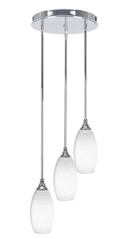 Empire Three Light Cluster Pendalier in Chrome (200|2143-CH-4041)