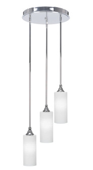 Empire Three Light Cluster Pendalier in Chrome (200|2143-CH-4091)