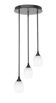 Empire Three Light Cluster Pendalier in Espresso (200|2143-ES-4021)