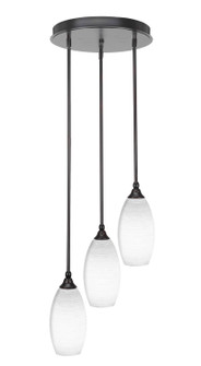 Empire Three Light Cluster Pendalier in Espresso (200|2143-ES-4041)