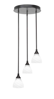 Empire Three Light Cluster Pendalier in Espresso (200|2143-ES-4761)