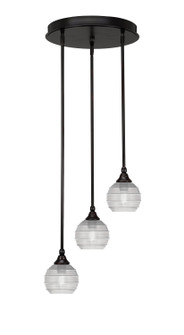 Empire Three Light Cluster Pendalier in Espresso (200|2143-ES-5110)