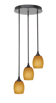 Empire Three Light Cluster Pendalier in Espresso (200|2143-ES-625)