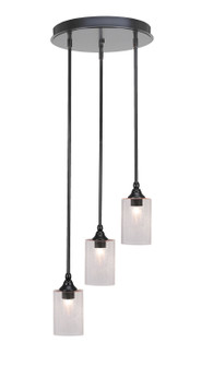 Empire Three Light Cluster Pendalier in Matte Black (200|2143-MB-300)
