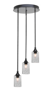 Empire Three Light Cluster Pendalier in Matte Black (200|2143-MB-3002)