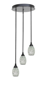 Empire Three Light Cluster Pendalier in Matte Black (200|2143-MB-4165)