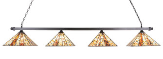 Square/Square Four Light Bar in Matte Black (200|404-MB-956)