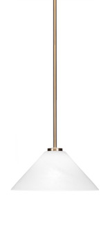 Atlas One Light Mini Pendant in New Age Brass (200|4501-NAB-2121)