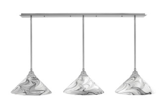 Any Three Light Linear Pendalier in Brushed Nickel (200|48-BN-2169)