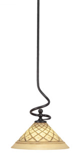 Capri One Light Mini Pendant in Dark Granite (200|901-DG-7182)