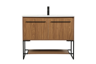 Sloane Single Bathroom Vanity in Walnut Brown (173|VF42540WB)