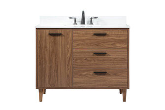 Baldwin Single Bathroom Vanity in Walnut Brown (173|VF47042WB-BS)