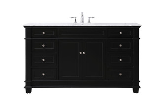 Wesley Bathroom Vanity Set in Black (173|VF50060BK)