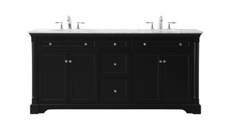 Clarence Bathroom Vanity Set in black (173|VF53072DBK)