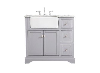 Franklin Single Bathroom Vanity in Black (173|VF60236BK)