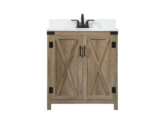 Grant Single Bathroom Vanity in natural oak (173|VF90230NT-BS)