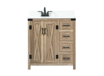 Grant Single Bathroom Vanity in natural oak (173|VF90232NT-BS)