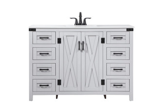 Grant Single Bathroom Vanity in Grey (173|VF90248GR)