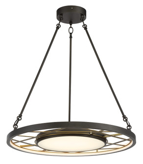 Tribeca LED Pendant in Smoked Iron And Soft Brass (29|N7527-716-L)