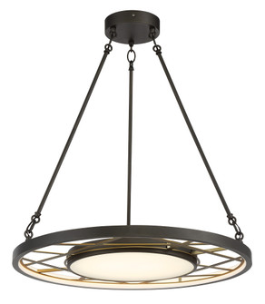 Tribeca by Robin Baron LED Pendant in Smoked Iron And Soft Brass (29|N7527-716-L)