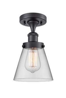 Ballston Urban One Light Semi-Flush Mount in Matte Black (405|916-1C-BK-G62)