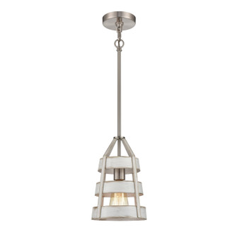 Brigantine One Light Mini Pendant in Satin Nickel (45|33555/1)