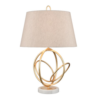 Morely One Light Table Lamp in Gold Leaf (45|H0019-7986)