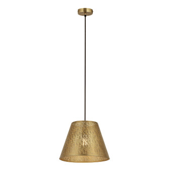 Hargen One Light Pendant in Antique Brass (45|H0808-8592)