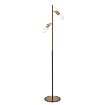 Kelston Two Light Floor Lamp in Matte Black (45|S0019-9564)