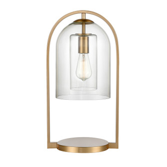 Bell Jar One Light Table Lamp in Aged Brass (45|S0019-9579)