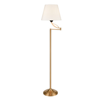 Fluency One Light Floor Lamp in Aged Brass (45|S0019-9603)