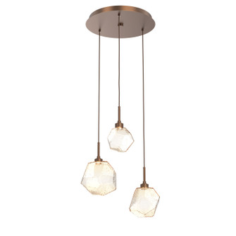 Gem LED Pendant in Burnished Bronze (404|CHB0039-03-BB-A-C01-L1)