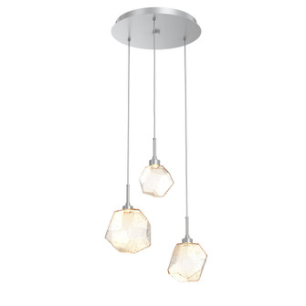 Gem LED Pendant in Classic Silver (404|CHB0039-03-CS-A-C01-L1)