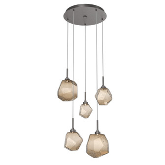 Gem LED Pendant in Graphite (404|CHB0039-05-GP-B-C01-L3)