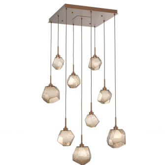 Gem LED Pendant in Burnished Bronze (404|CHB0039-09-BB-B-C01-L1)
