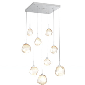 Gem LED Pendant in Classic Silver (404|CHB0039-09-CS-A-C01-L3)