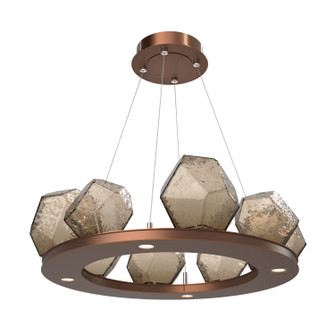 Gem LED Chandelier in Burnished Bronze (404|CHB0039-0B-BB-B-CA1-L1)