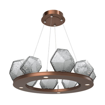 Gem LED Chandelier in Burnished Bronze (404|CHB0039-0B-BB-S-CA1-L3)