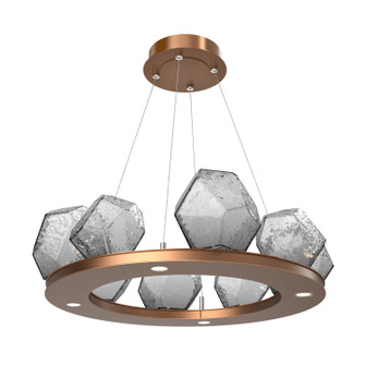 Gem LED Chandelier in Novel Brass (404|CHB0039-0B-NB-S-CA1-L3)
