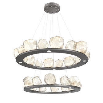 Gem LED Chandelier in Graphite (404|CHB0039-2B-GP-A-CA1-L3)