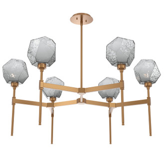 Gem LED Chandelier in Novel Brass (404|CHB0039-39-NB-S-001-L1)