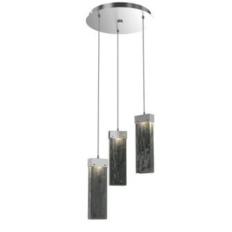 Parallel LED Pendant in Classic Silver (404|CHB0042-03-CS-SG-C01-L3)