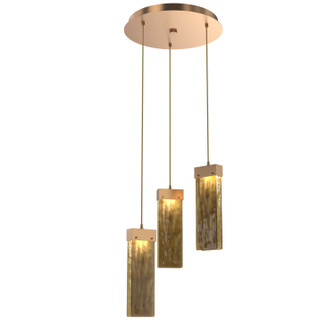 Parallel LED Pendant in Novel Brass (404|CHB0042-03-NB-BG-C01-L3)